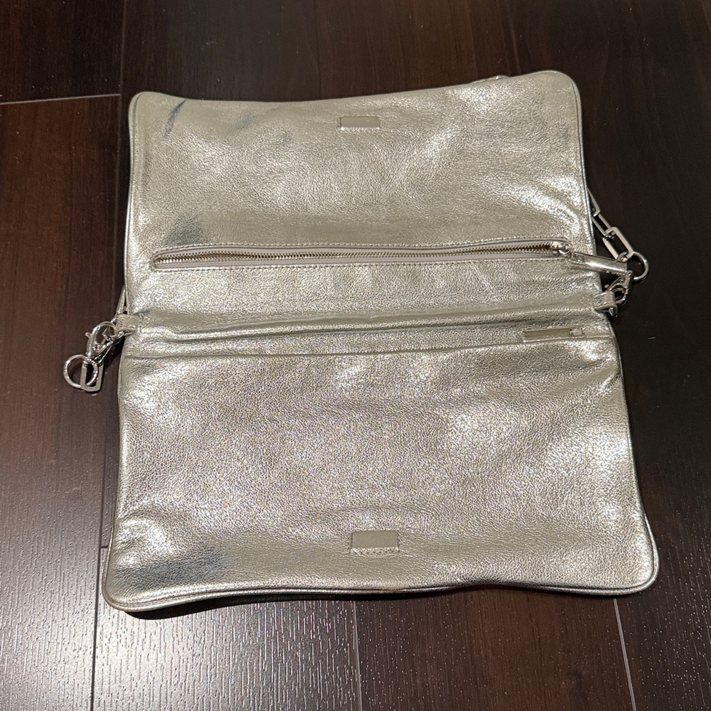 Tory Burch Silver Shoulder Bag - Picture 2 of 6